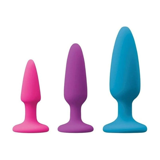 Unleash Colorful Bliss - NS Novelties Colours Pleasures Trainer Set - Butt Plugs