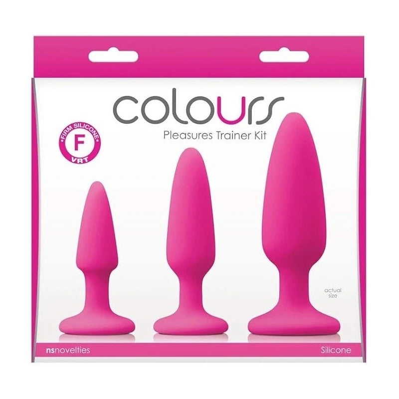 Unleash Colorful Bliss - NS Novelties Colours Pleasures Trainer Set Butt Plugs