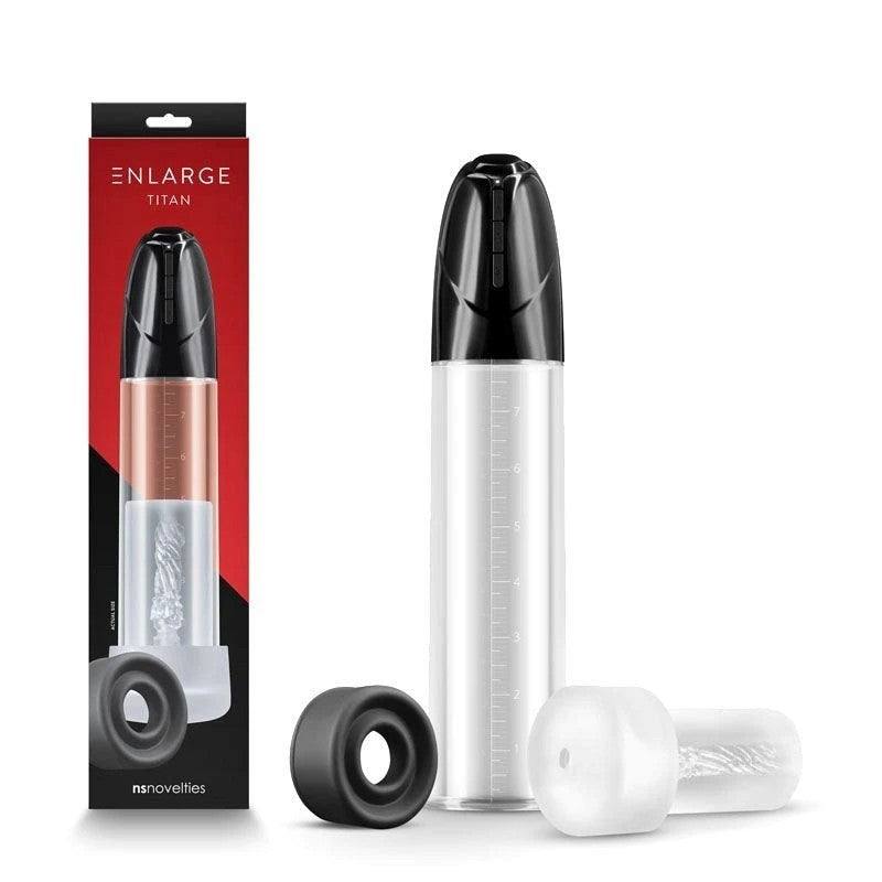NS Novelties Titan - Rechargeable Pleasure Enhancement Pumps, Extenders and Sleeves