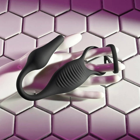 Zero Tolerance Plug & Tug Rechargeable Cock Ring - Cock Rings