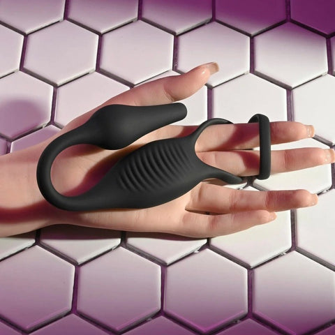 Zero Tolerance Plug & Tug Rechargeable Cock Ring - Cock Rings