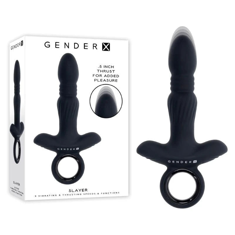 Gender X Slayer - Powerful Thrusting Pleasure Experience Anal Vibrators