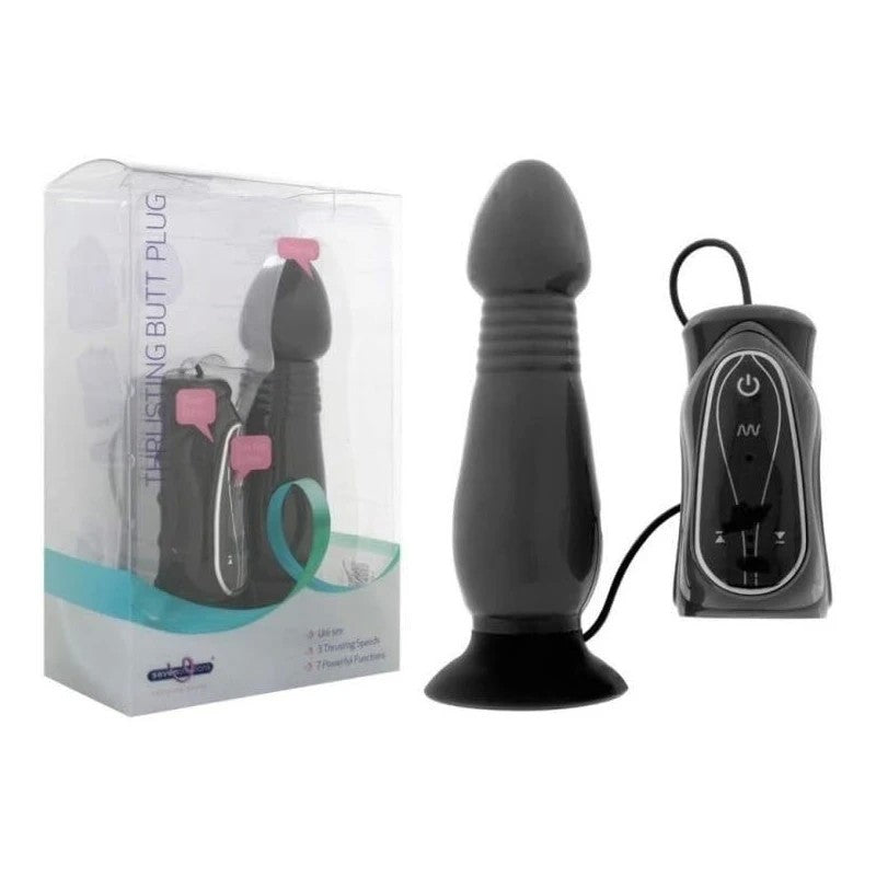 Seven Creations Turbo Thrust Vibrating Butt Plug Anal Vibrators