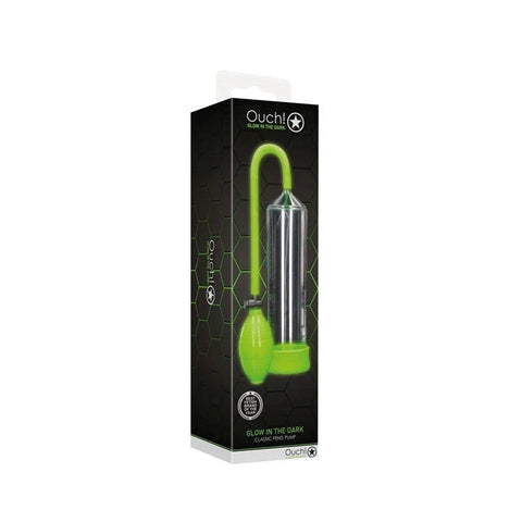 OUCH! Glow-in-the-Dark Penis Pump - Illuminate Your Pleasure - Pumps, Extenders and Sleeves