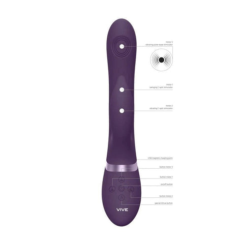 Vive's Customizable Pleasure Rabbit - AIMI - Rabbit Vibrators
