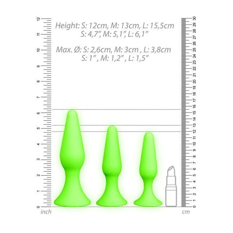 OUCH! Luminous Pleasure Plug - Ignite Your Intimate Explorations - Butt Plugs