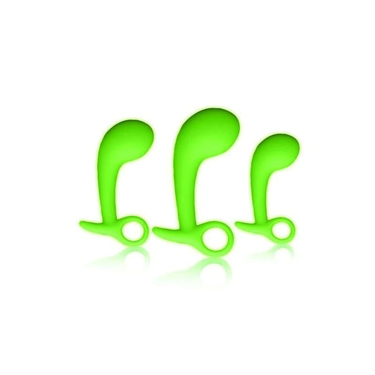 Radiant Bliss - OUCH! Glow-in-Dark Prostate Pleasure Set - Prostate Toys