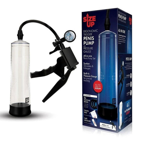 Size Up Ergonomic Trigger - Elevate Your Intimate Experience - Pumps, Extenders and Sleeves