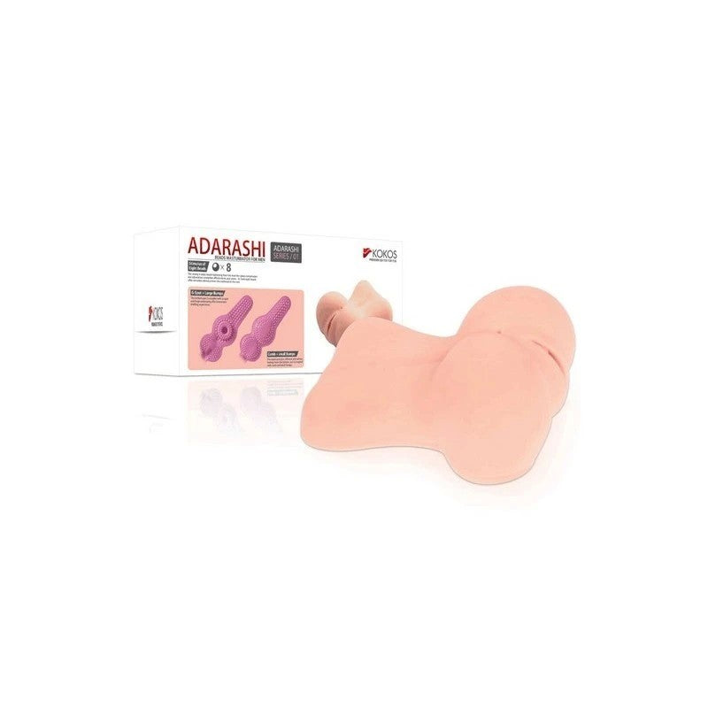 Kokos Mini Adarashi 1 Dual Layer Male Masturbator Realistic Butts And Vaginas