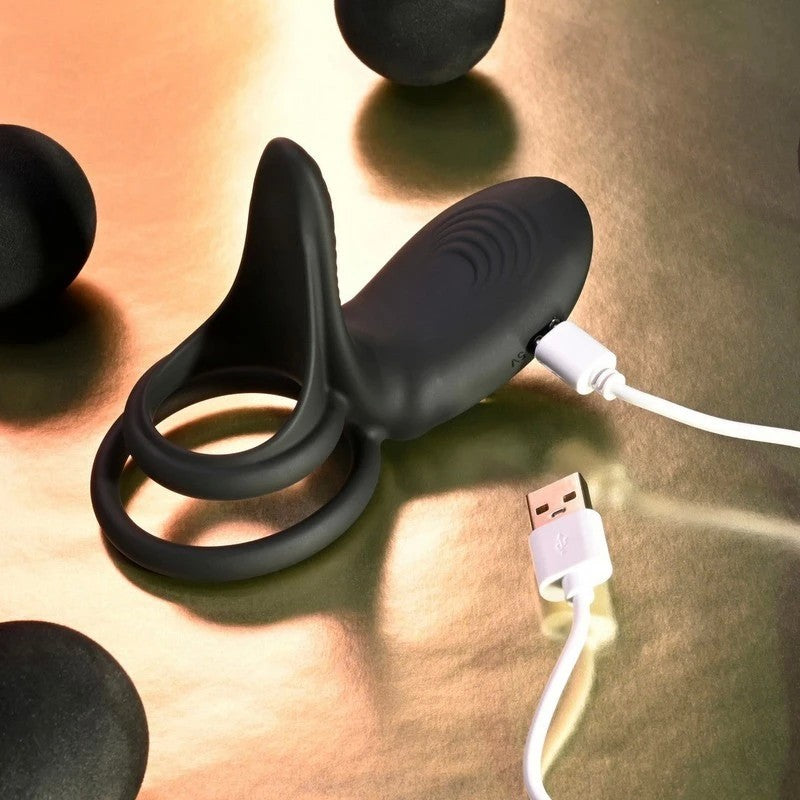 Playboy Pleasure JUST RIGHT Vibrating Cock Ring Cock Rings