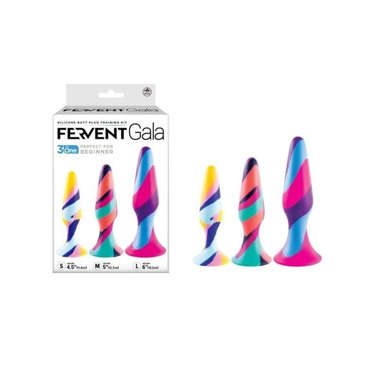 Fervent Gala Silicone Anal Traning Kit - Butt Plugs