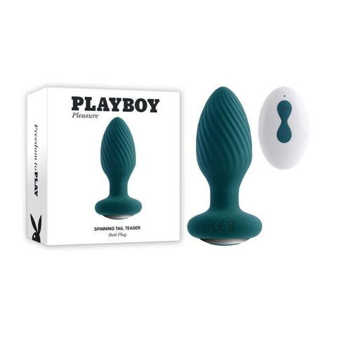 Playboy Pleasure SPINNING TAIL TEASER Anal Plug - Anal Vibrators