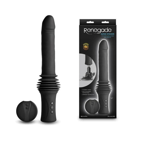 Renegade Rechargeable Hands-Free Pleasure Stroker - Pumps, Extenders and Sleeves