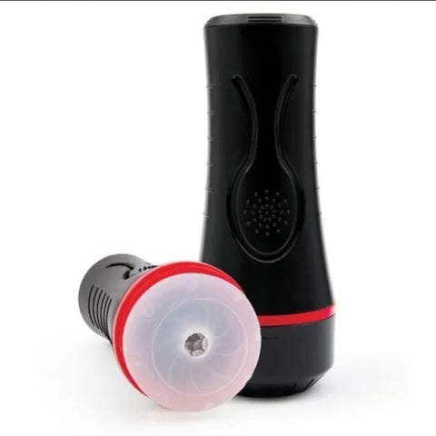 ENVY Squeezable Clear Clutch Stroker - 10 Vibrant Sensations - Masturbators and Strokers