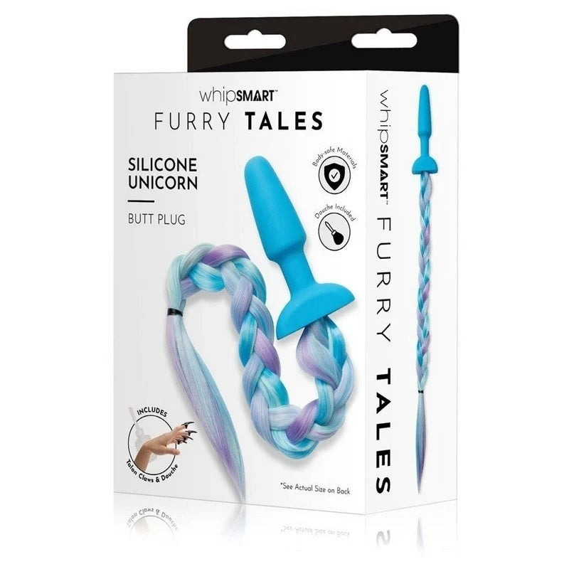 WhipSmart Enchanting Furry Tales Silicone Unicorn Butt Plug Butt Plugs