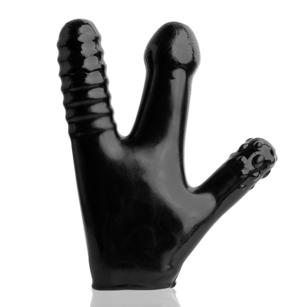 Oxballs Claw Glove Squishy Soft Dildo Black Realistic Dildos