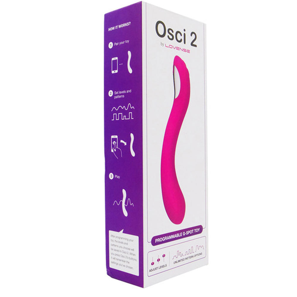 Lovense Osci 2 App Controlled Rechargeable G Spot Vibrator Remote Control Vibrators