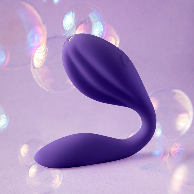 Blush Novelties Wellness Duo USB Rechargeable Couples Vibrator Purple Sex Toys For Couples