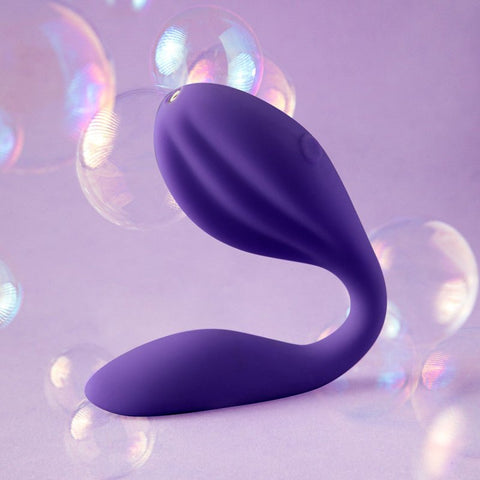 Blush Novelties Wellness Duo USB Rechargeable Couples Vibrator Purple - Sex Toys For Couples