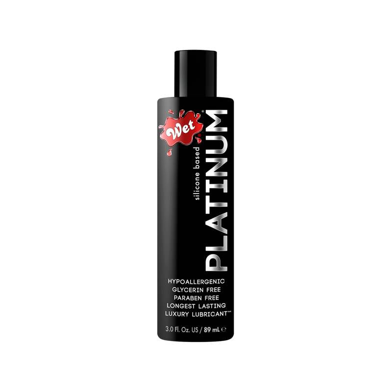 Wet Platinum Luxury Silicone Based Adult Lubricant - Silicone Based Lubes