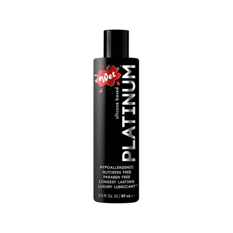 Wet Platinum Luxury Silicone Based Adult Lubricant - Silicone Based Lubes