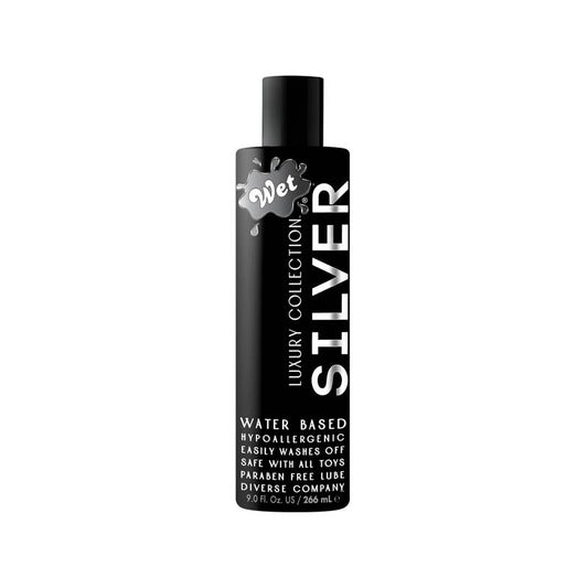 Wet Silver Water Based Hypoallergenic Adult Lubricant - Water Based Lubes