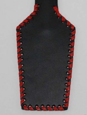 Whip it baby Rectangular 32cm Leather Paddle - Paddles And Slappers