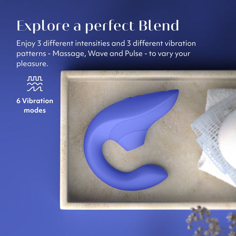 Womanizer Blend Pleasure Air Rabbit Vibrator - Rabbit Vibrators