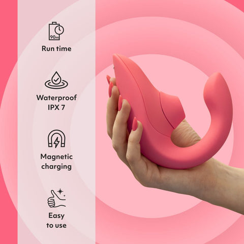Womanizer Blend Pleasure Air Rabbit Vibrator - Rabbit Vibrators