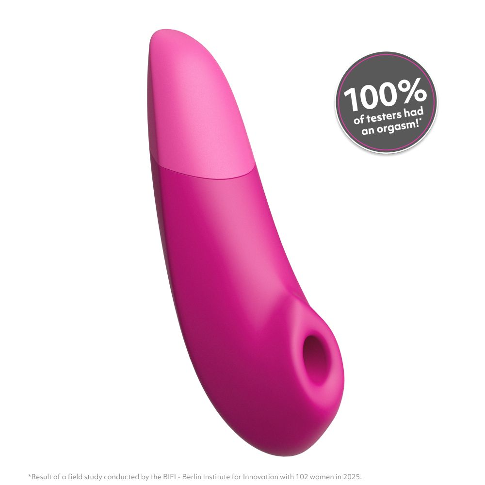 Womanizer Enhance Pleasure Air Clitoral Vibrator Vibrant Pink Clit Ticklers and Pulsators