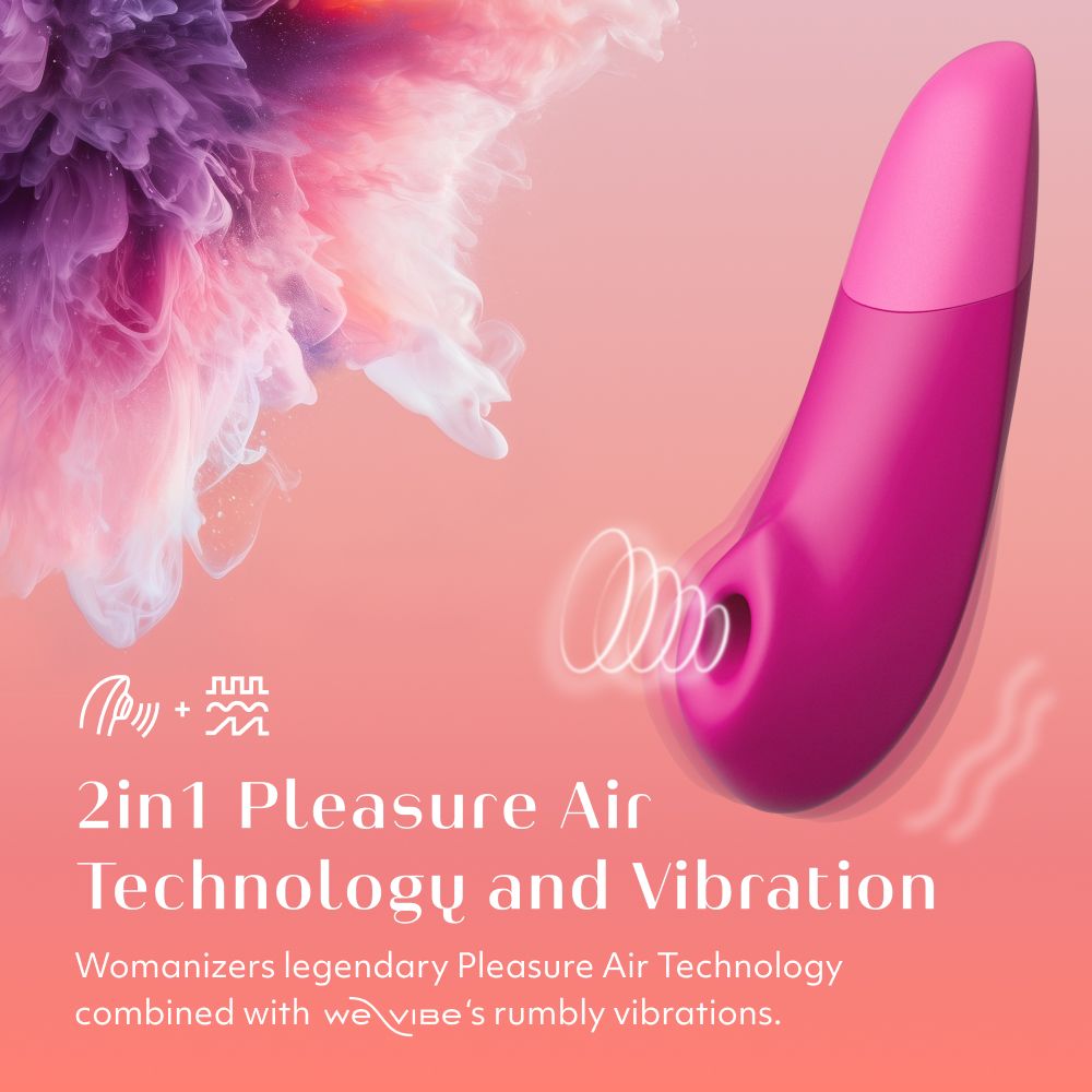 Womanizer Enhance Pleasure Air Clitoral Vibrator Clit Ticklers and Pulsators