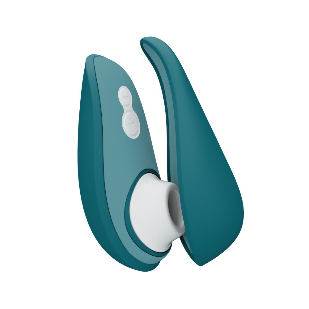 Womanizer Liberty 2 Pleasure Air Clitoral Massager Dark Petrol Clit Ticklers and Pulsators