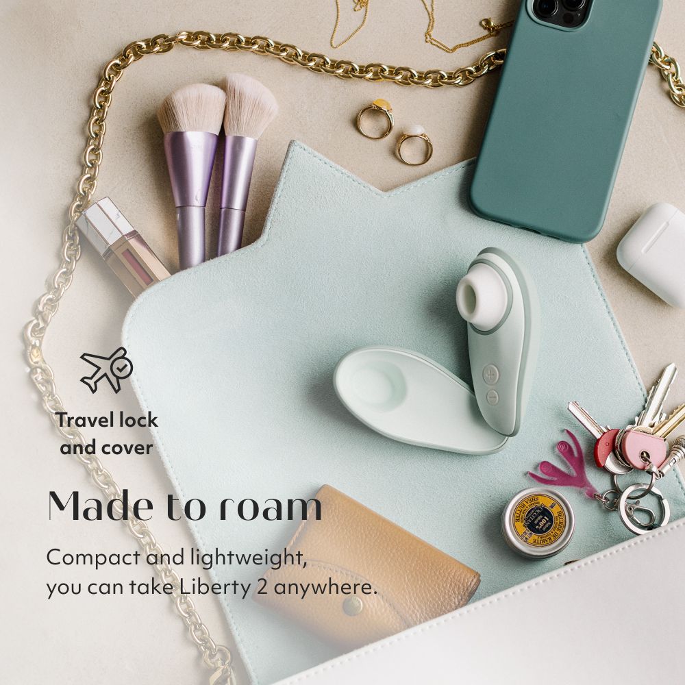 Womanizer Liberty 2 Pleasure Air Clitoral Massager Clit Ticklers and Pulsators