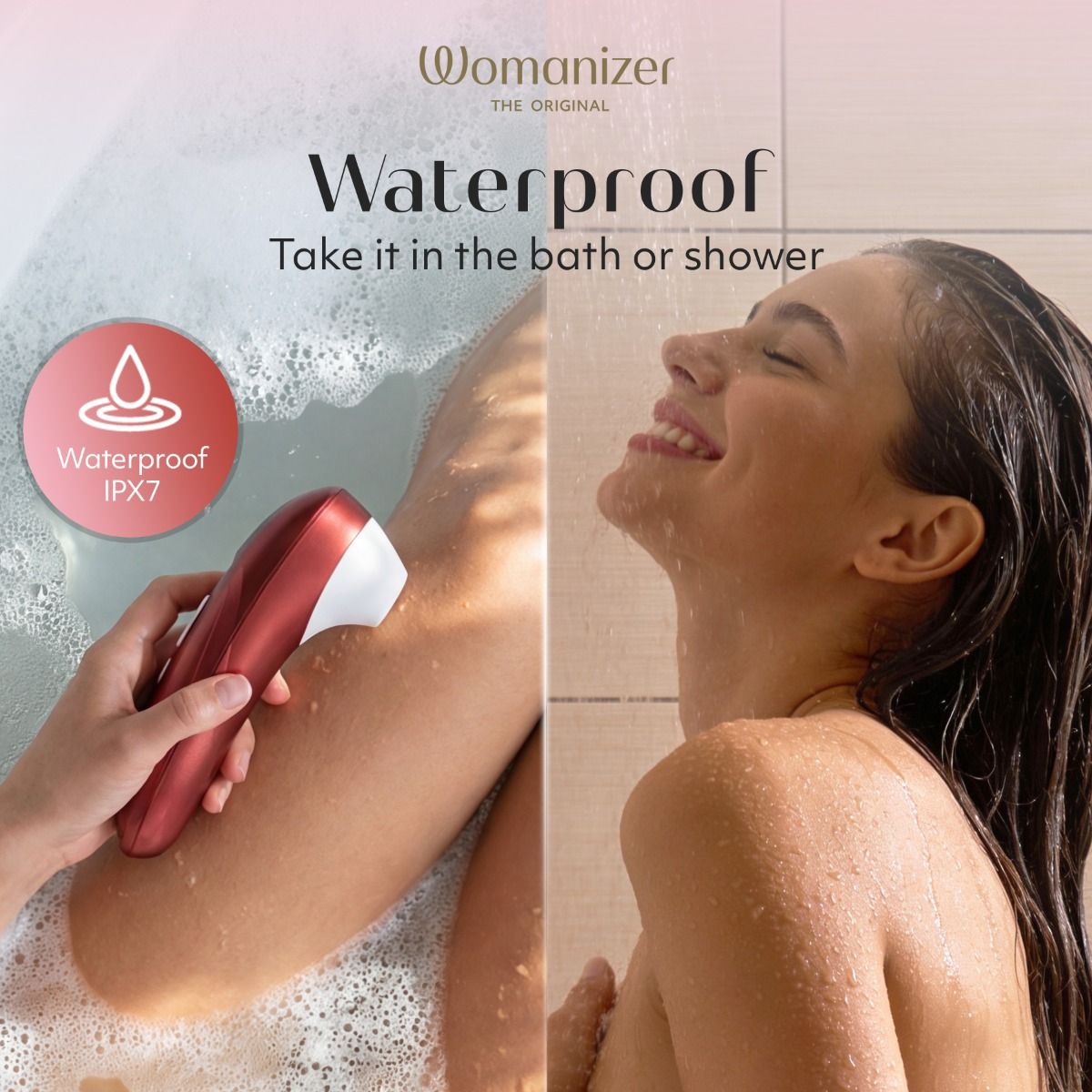 Love Honey Womanizer Pro Air Pulse Clitoral Massager - Clit Ticklers and Pulsators