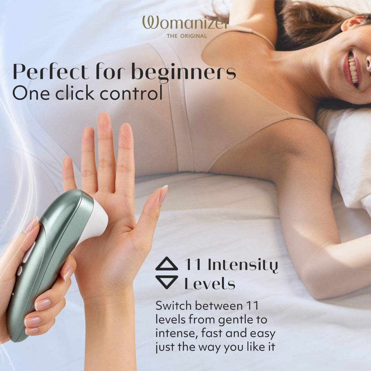 Love Honey Womanizer Pro Air Pulse Clitoral Massager - Clit Ticklers and Pulsators