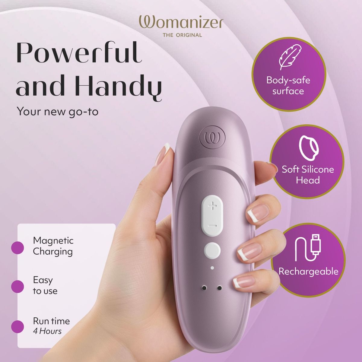Love Honey Womanizer Pro Air Pulse Clitoral Massager - Clit Ticklers and Pulsators