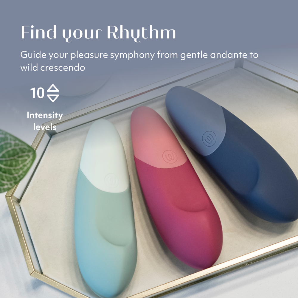 Womanizer Vibe 10 Functions Noiseless Clit Vibrator Clit Ticklers and Pulsators