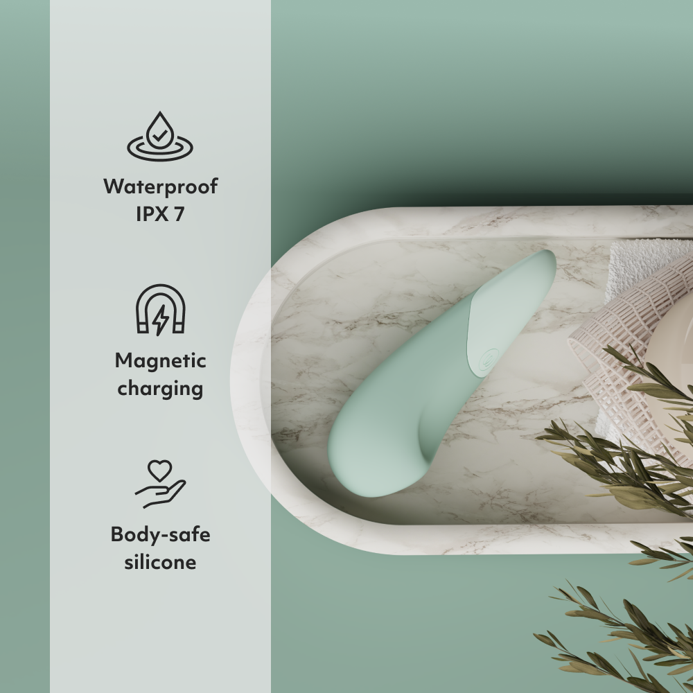 Womanizer Vibe 10 Functions Noiseless Clit Vibrator Clit Ticklers and Pulsators