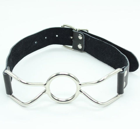 Wolfspider Metal O Ring Gag Metal - Bondage Gags and Bits