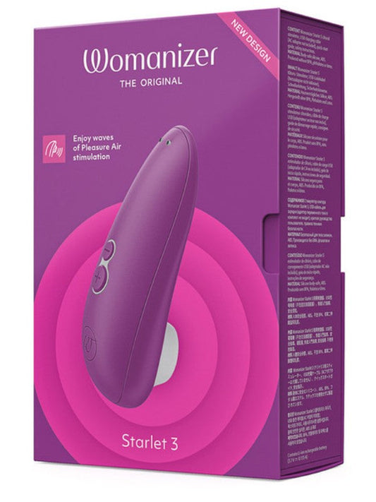 Womanizer Starlet 3 - Compact Pleasure Air Clitoral Stimulator - Clit Ticklers and Pulsators