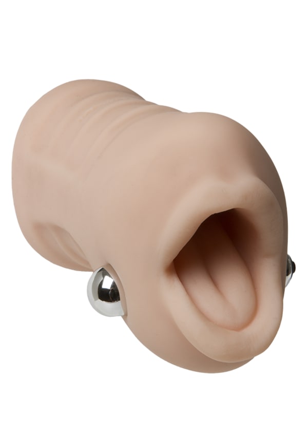 Doc Johnson Sasha Grey Vibrating Deep Throat Sucker Stroker Masturbators and Strokers