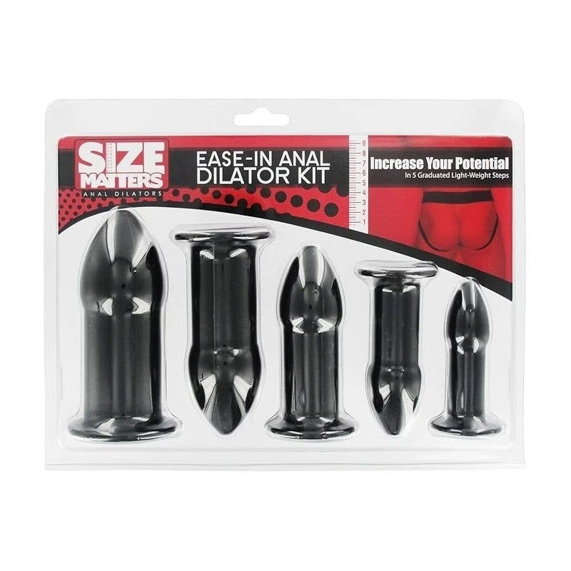 Smooth & Safe Anal Expansion - XR Brands Size Matters Dilator Butt Plugs