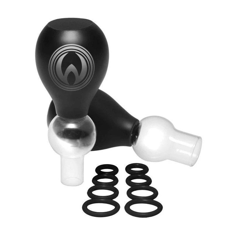 Pyramids Nipple Amplifier Bulbs with O Rings - Breast and Nipple Toys