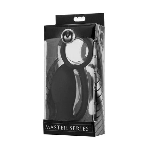 Master Series Bomber - Vibrating Silicone Anal Plug with Cock Ring - Anal Vibrators