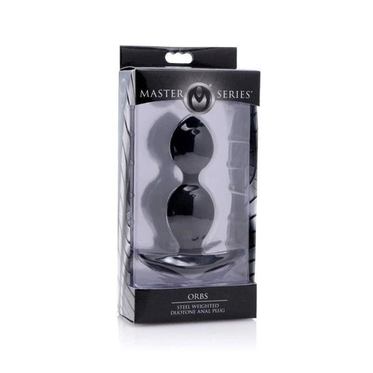 Orbs Steel Weighted Duotone Anal Plug - Butt Plugs