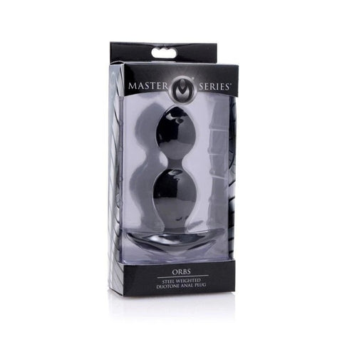 Orbs Steel Weighted Duotone Anal Plug - Butt Plugs