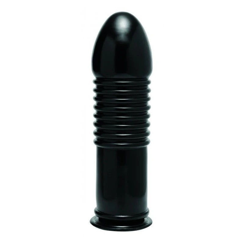 Enormass Ribbed Plug With Suction Base Butt Plugs