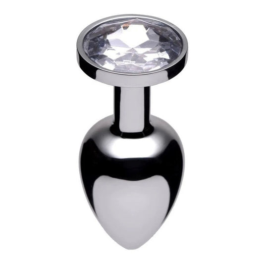 Lucent Jewel Accented Anal Plug Butt Plugs