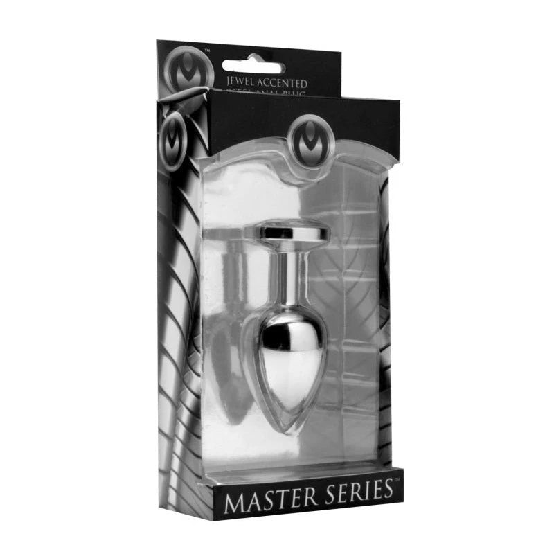 Lucent Jewel Accented Anal Plug Butt Plugs