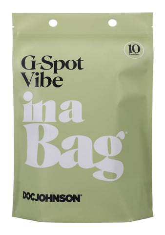 Doc Johnson Discreet & Powerful G Spot Vibe In A Bag - G-Spot Vibrators